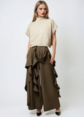 Ruffle Wrap Trousers Pants Kate Hewko 