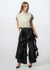 Ruffle Wrap Trousers Pants Kate Hewko 