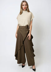 Ruffle Wrap Trousers Pants Kate Hewko 