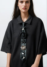 Ruffled Tulle Hem Punk Tee Dress Dresses Kate Hewko 