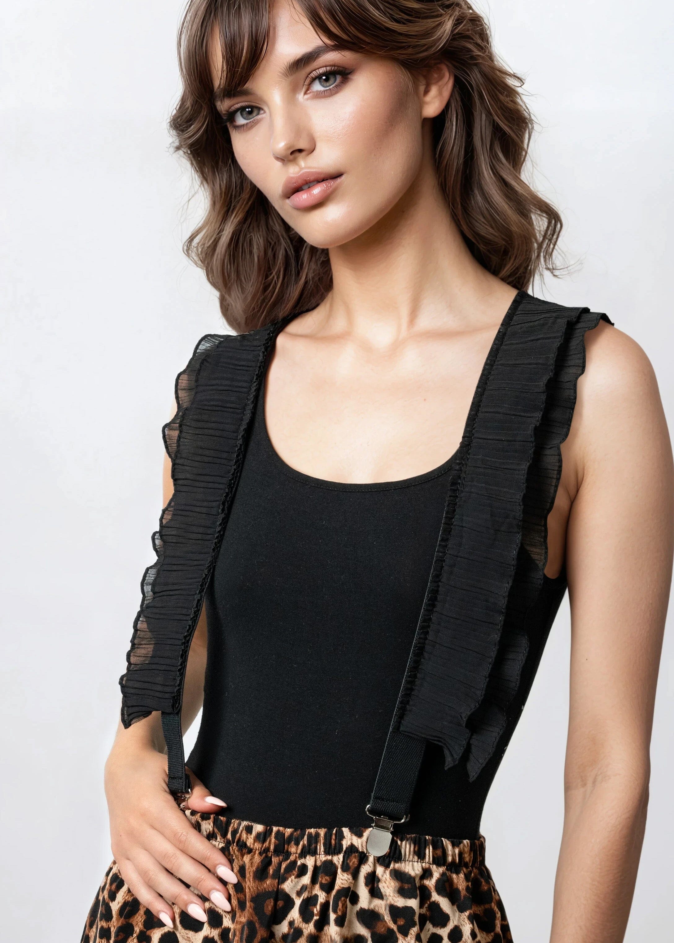 Ruffled Tulle Suspender Belts Kate Hewko 