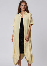 Scallop Hem Speckled Button Up Layering Pieces Kate Hewko 