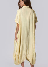 Scallop Hem Speckled Button Up Layering Pieces Kate Hewko 