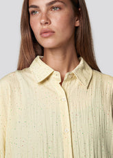 Scallop Hem Speckled Button Up Layering Pieces Kate Hewko 