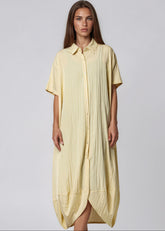 Scallop Hem Speckled Button Up Layering Pieces Kate Hewko 