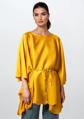 Scallop Trim Batwing Blouse Blouses Kate Hewko 