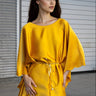 Scallop Trim Batwing Blouse Blouses Kate Hewko Yellow One size 