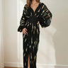 Sequin Brushstroke Draped Dress Dresses Kate Hewko 