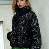 Sequin Puffer Bomber Jacket Outerwear Kate Hewko 