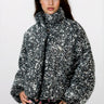 Sequin Puffer Bomber Jacket Outerwear Kate Hewko 