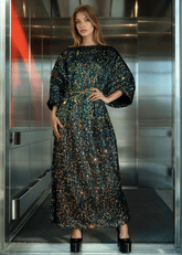 Sequin Storm Kaftan Dresses Kate Hewko Multicolor One size 