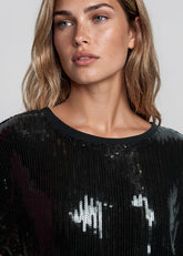 Sequin Tassel Hem Tee Tees Kate Hewko 