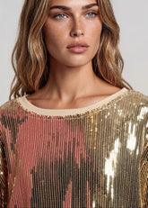 Sequin Tassel Hem Tee Tees Kate Hewko 