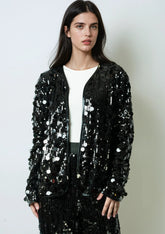 Sequin Two Piece Jogger Set Two Piece Sets Kate Hewko 