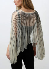 Sheer Embellished Cape Overlay Layering Pieces Kate Hewko 