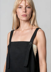 Sheer Grid Hem Overall Dress Dresses Kate Hewko 