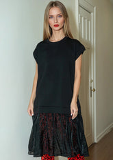 Sheer Hem Tunic Tank Top Tank Tops Kate Hewko 