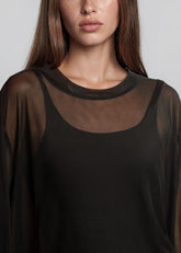 Sheer Mesh Long Sleeve Long Sleeve Tees Kate Hewko 