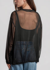 Sheer Mesh Long Sleeve Long Sleeve Tees Kate Hewko 