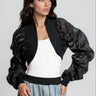 Sheer Ruched Sleeve Bolero Layering Pieces Kate Hewko 