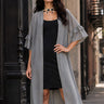 Sheer Ruffle Sleeve Duster Layering Pieces Kate Hewko 