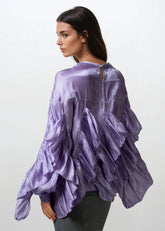 Sheer Ruffle Statement Blouse Blouses Kate Hewko 