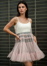Sheer Tulle Babydoll Tunic Tunics Kate Hewko 