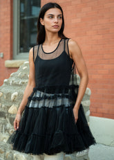 Sheer Tulle Babydoll Tunic Tunics Kate Hewko 
