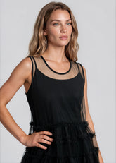 Sheer Tulle Babydoll Tunic Tunics Kate Hewko 