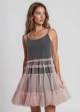 Sheer Tulle Babydoll Tunic Tunics Kate Hewko 