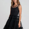 Sheer Tulle Babydoll Tunic Tunics Kate Hewko Black One size 