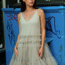 Sheer Tulle Babydoll Tunic Tunics Kate Hewko Champagne One size 