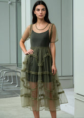 Sheer Tulle Tee Overlay Layering Pieces Kate Hewko 