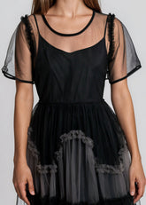 Sheer Tulle Tee Overlay Layering Pieces Kate Hewko 
