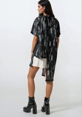 Shredded Edge Mesh Tee Tees Kate Hewko 