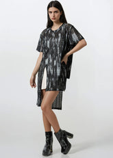 Shredded Edge Mesh Tee Tees Kate Hewko 