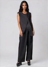 Silky Crossover Pant Set Two Piece Sets Kate Hewko 