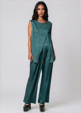 Silky Crossover Pant Set Two Piece Sets Kate Hewko 