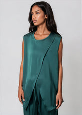 Silky Crossover Pant Set Two Piece Sets Kate Hewko 