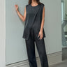 Silky Crossover Pant Set Two Piece Sets Kate Hewko 