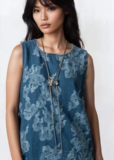 Silver Rose Adjustable Choker Necklace Necklaces Kate Hewko 