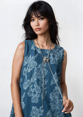 Silver Rose Adjustable Choker Necklace Necklaces Kate Hewko 