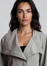 Snap Front Textured Blouse Blouses Kate Hewko 