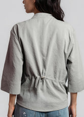 Snap Front Textured Blouse Blouses Kate Hewko 
