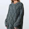 Sparkle Diamond Knit Sweater Sweaters Kate Hewko 
