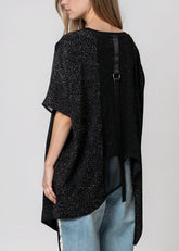 Sparkle Mesh Buckle Tunic Tee Tees Kate Hewko 