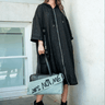 Sparkle Zip Up Hoodie Dress Dresses Kate Hewko Black One size 