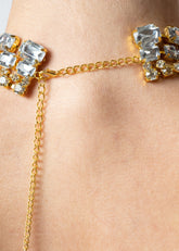 Stacked Rhinestone Glam Necklace Necklaces Kate Hewko 