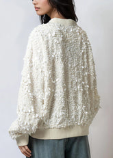 Statement Sequin Bomber Jacket Outerwear Kate Hewko 