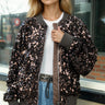 Statement Sequin Bomber Jacket Outerwear Kate Hewko 